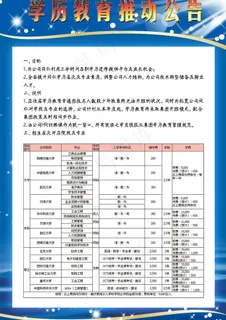 学历教育推动公告图片