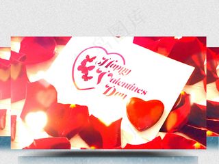 情人节浪漫卡片视频素材