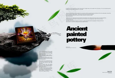 中国风画册内页