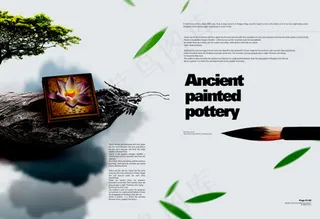 中国风画册内页