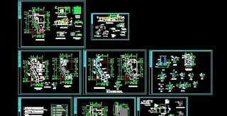 上海某公园休闲房屋设计图纸