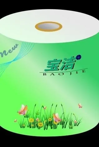 外形包宝洁纸巾包装 (效果图)图片cdr矢量模版下载