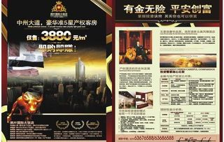 枫叶国际大饭店招商宣传单图片