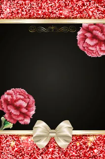 矢量梦幻炫光母亲节海报背景