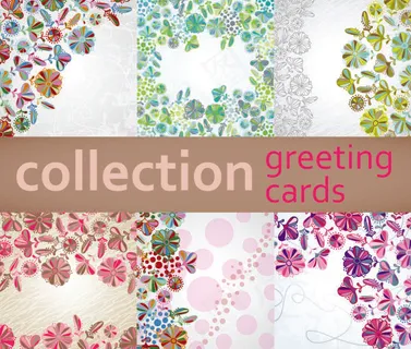 雅致花纹设计背景矢量素材-1