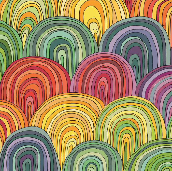 多彩彩色设计图片