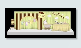 小清新 婚礼效果图