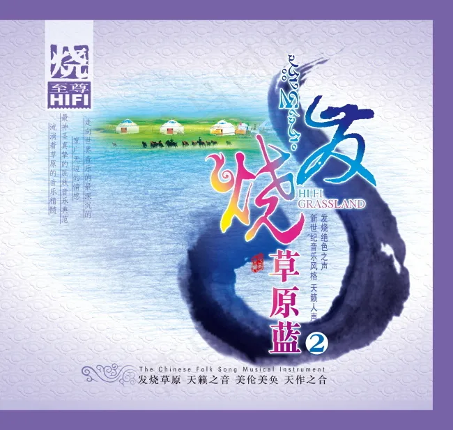 发烧草原蓝音乐海报psd模版下载
