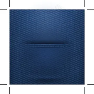 牛仔蓝纹理兜边设计背景