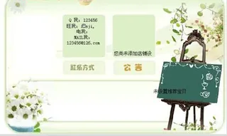 艺术女生淘宝网店模板