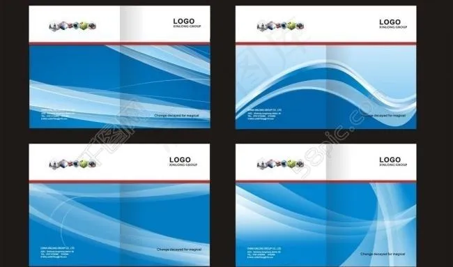 画册封面图片cdr矢量模版下载