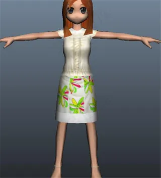 萌系装扮游戏模型素材