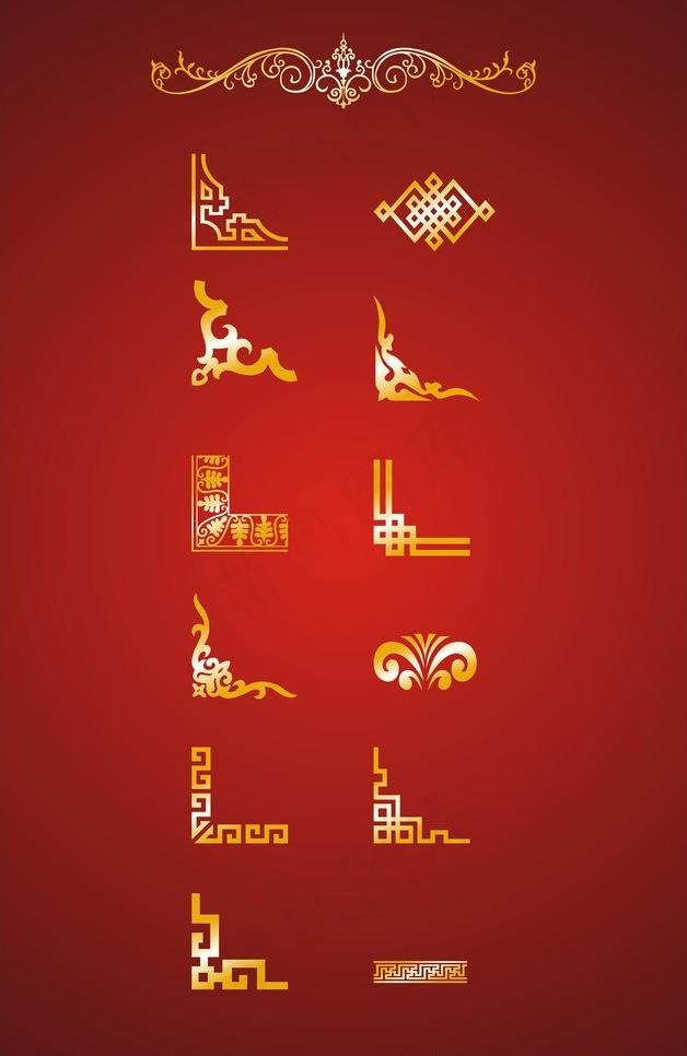欧式边框花纹矢量素材图片cdr矢量模版下载