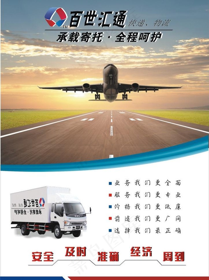百世汇通图片cdr矢量模版下载