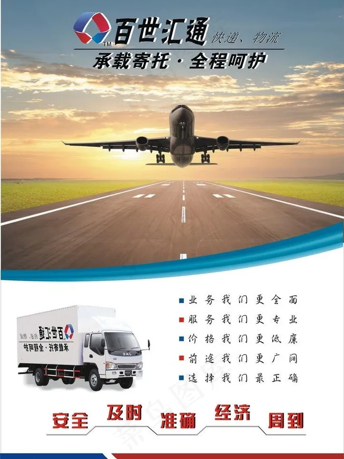 百世汇通图片cdr矢量模版下载
