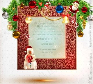 圣诞节相框图片