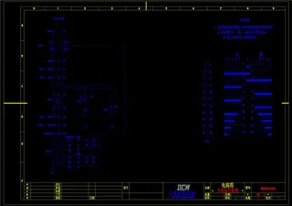 电气平面素材CAD机械图纸