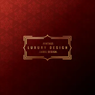 复古奢华的标签