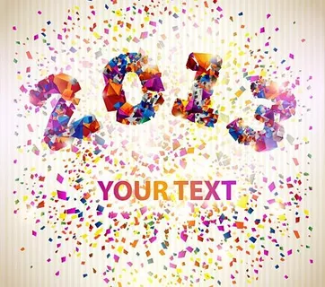 2013新年字体设计矢量素材