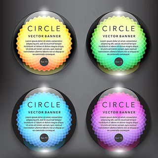 炫彩质感标签图片