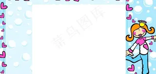 儿童相册相框模版