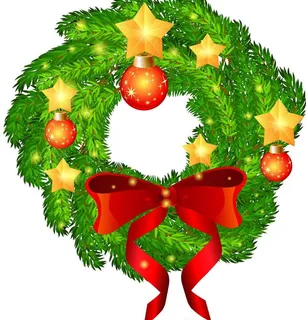 圣诞花环图片