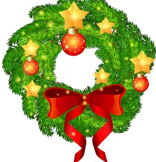 圣诞花环图片