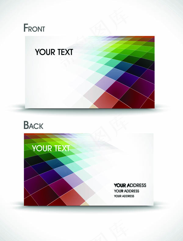 Elegant business card 5 (3)eps,ai矢量模版下载