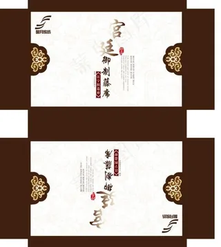 藤席包装图片模板下载