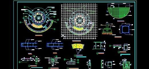 濒水木栈道施工图