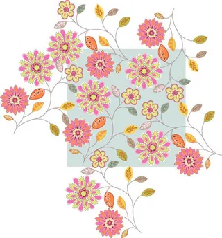 花纹背景矢量图