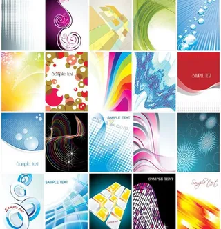 个性创意背景矢量素材