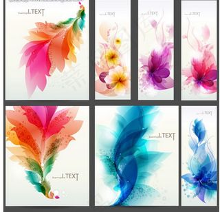 背景底纹矢量花