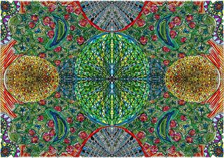 月亮和星星画矢量图