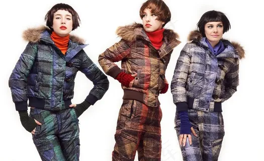 羽绒服模特图片 羽绒服模特图片