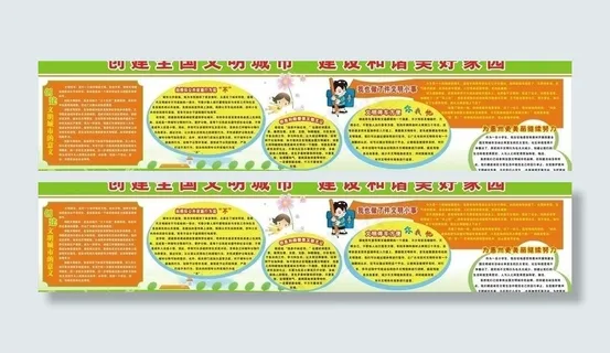 创建文明城市宣传栏图片