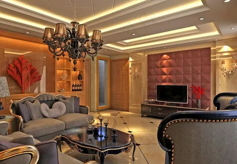 欧式客厅效果图图片 欧式客厅效果图图片