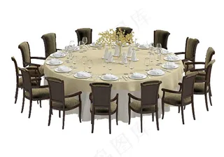 休闲桌椅模型模板下载 型 3d设计...