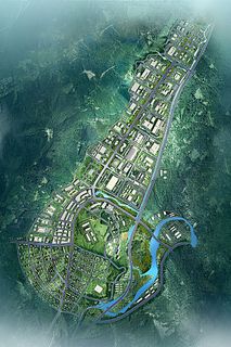 城市规划鸟瞰图