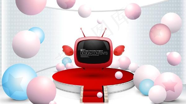 舞台展示场景psd素材二