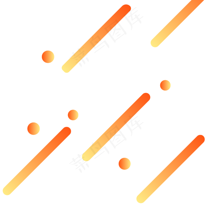 渐变漂浮不规则几何电商金色,免抠元素