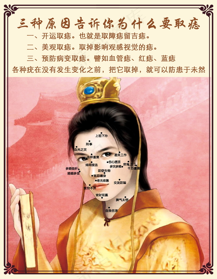 取痣美容海报psd模版下载