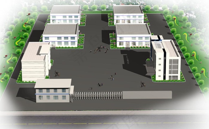 厂房效果图图片