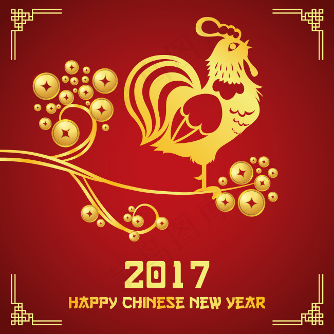 中国新年背景设计eps,ai矢量模版下载