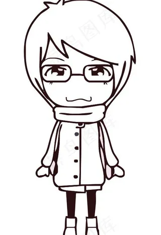矢量卡通人物图片