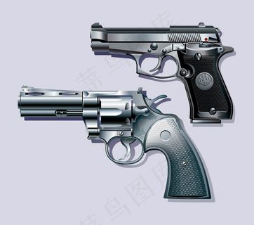 枪支矢量素材