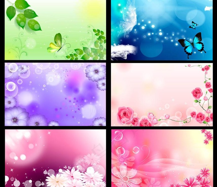 梦幻背景展板图片