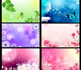 梦幻背景展板图片