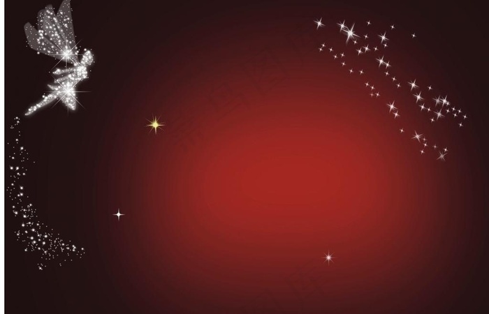 背景 翅膀女孩 天使(位图)图片