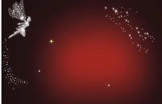 背景 翅膀女孩 天使(位图)图片